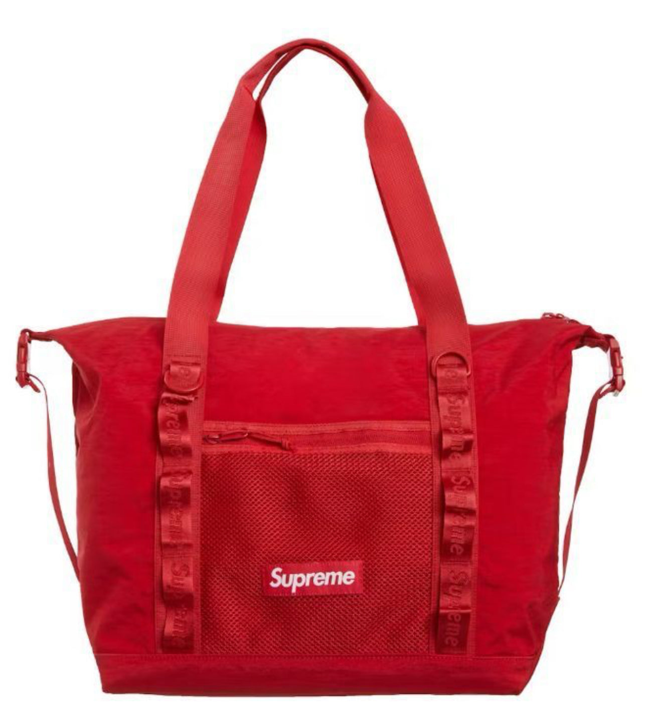Supreme Zip Tote Dark Red