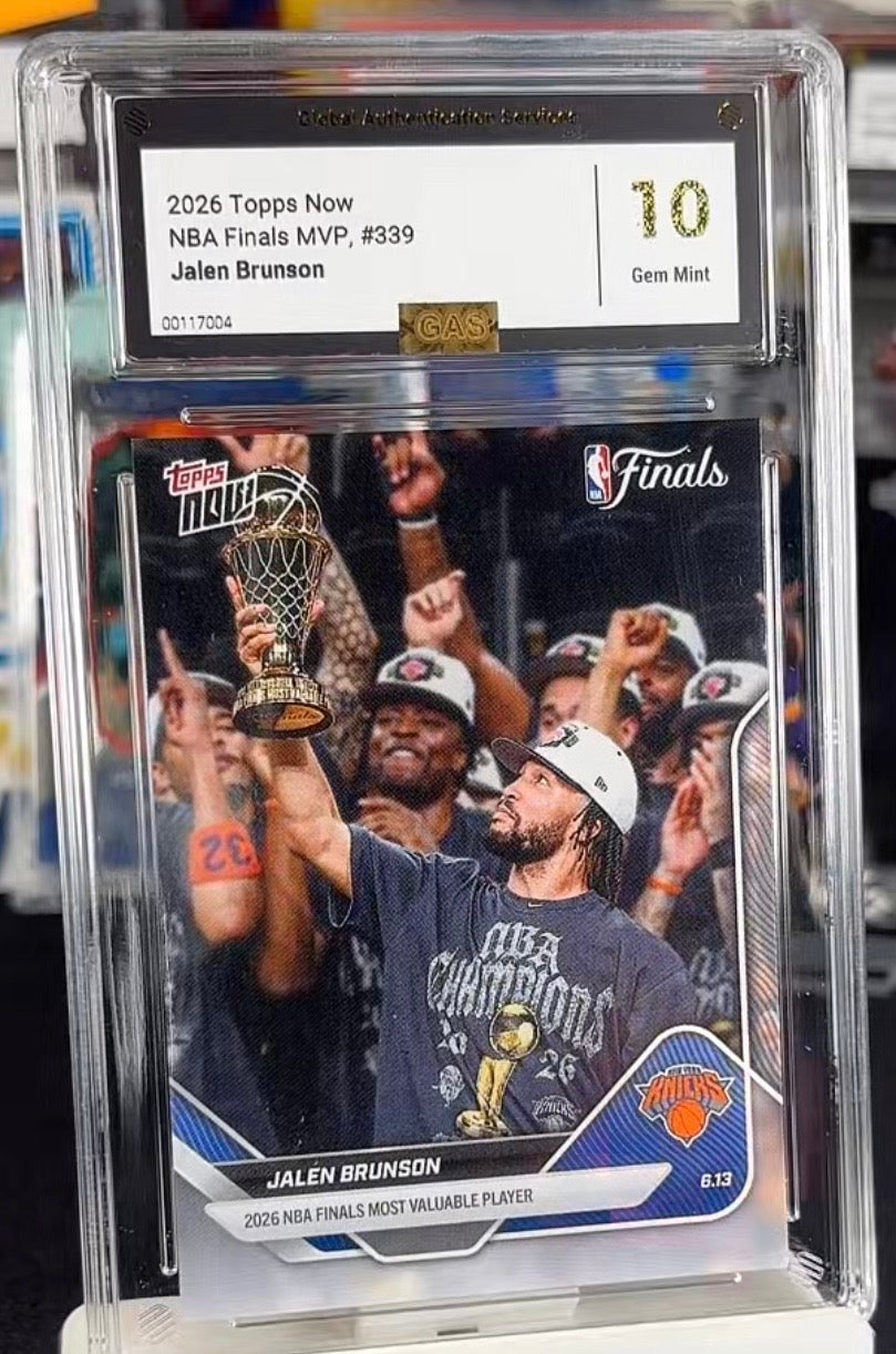 Jalen Brunson Topps Now NBA Finals MVP Slab