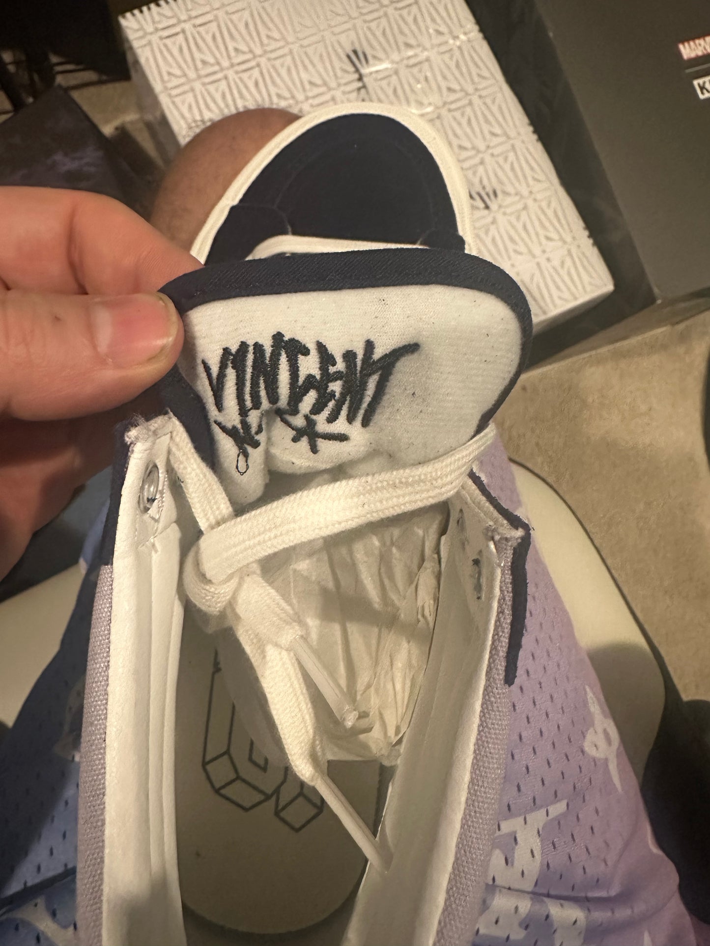 Revenge Storm Vol 2 High Top Lilac Dark Navy