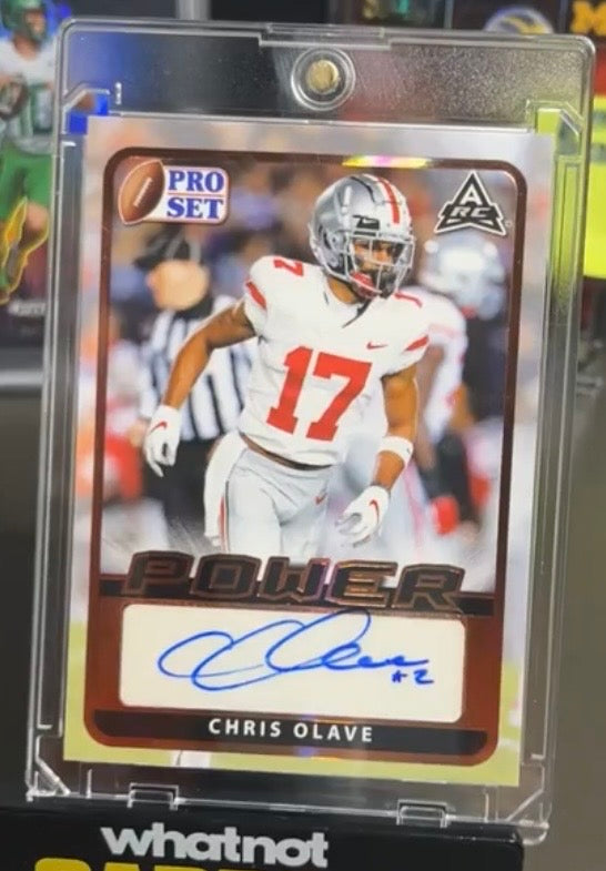 Chris Olave Rookie Pro Set Power Autograph