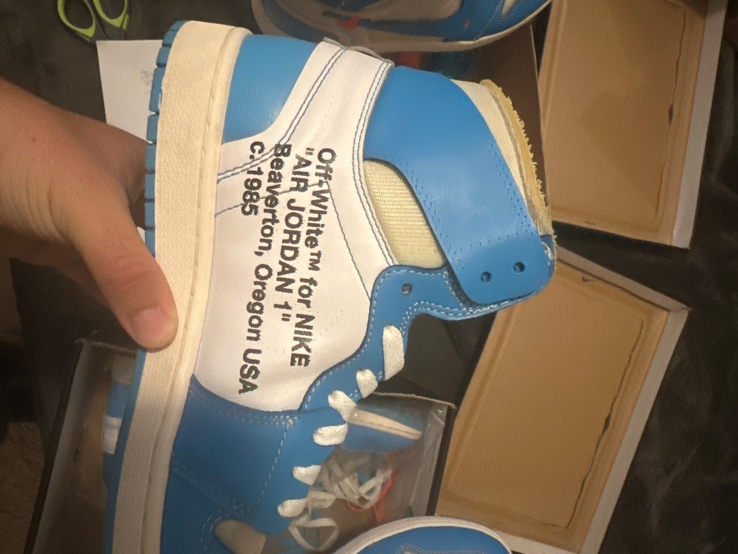 Size 11.5 - Jordan 1 Off White UNC