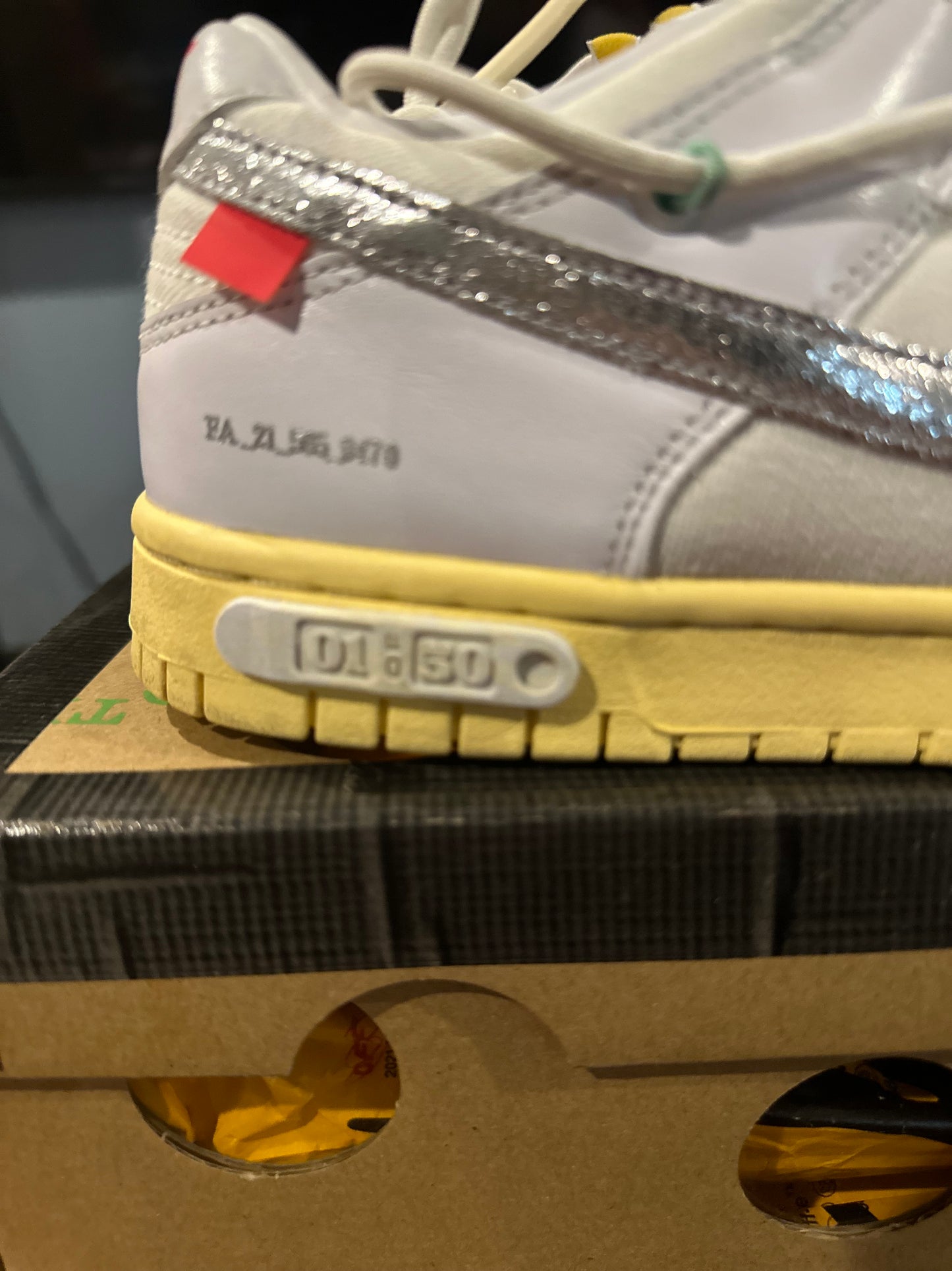 Size 8 Dunk Low Off White Lot 1