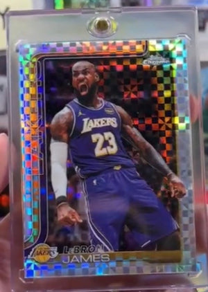 Lebron James XFractor Topps Chrome Update