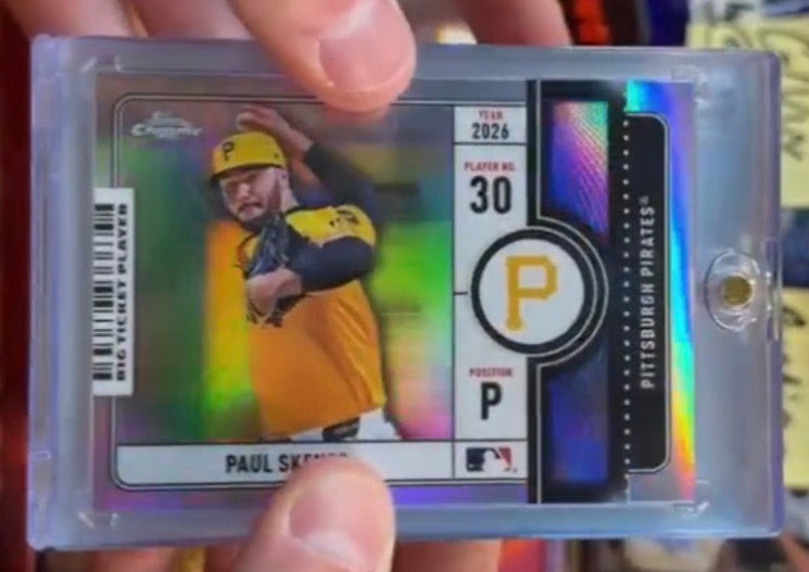 Paul Skenes Topps Chrome Big Ticket Refractor BTP-14