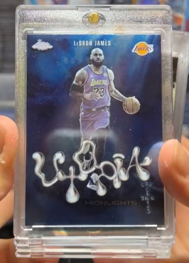 Lebron James Topps Chrome Cactus Jack Utopia