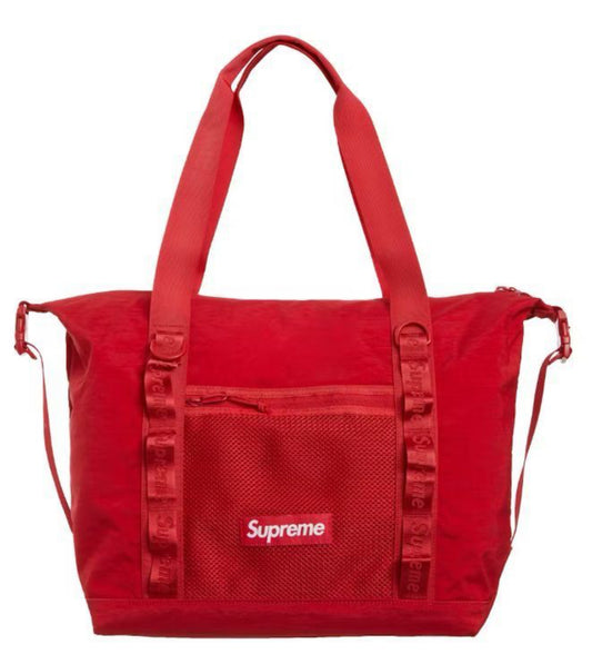 Supreme Zip Tote Dark Red