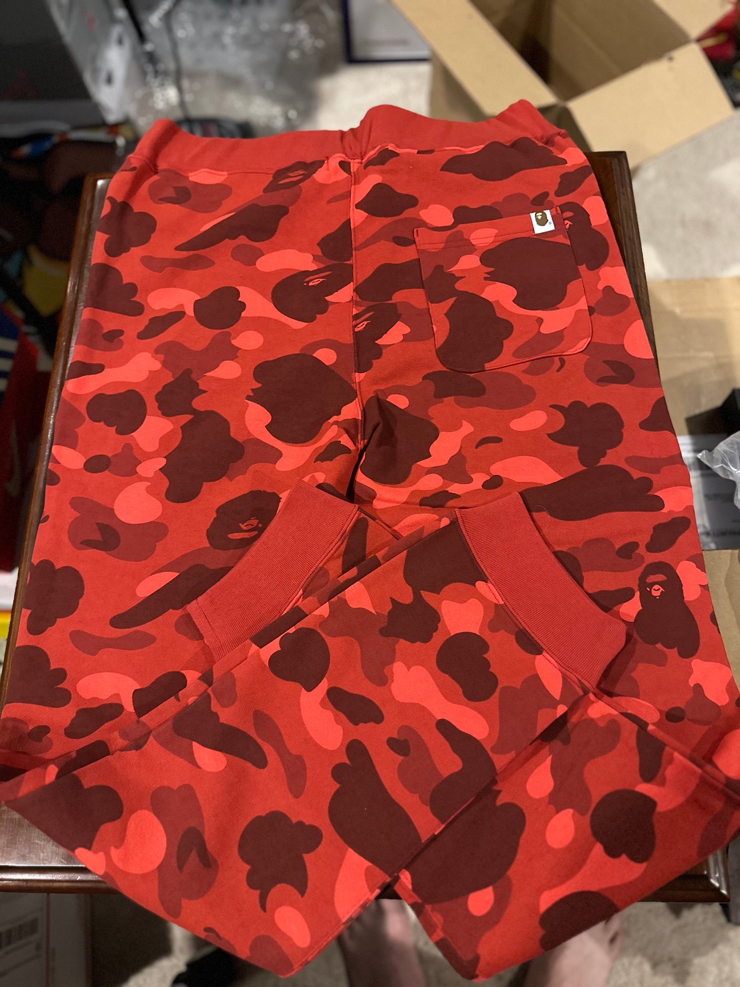 Size XL Rare Bathing Ape Color Camo Tiger Slim Sweatpants