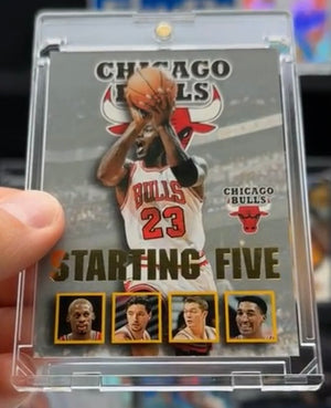 Michael Jordan 1996 Hoops Starting Five