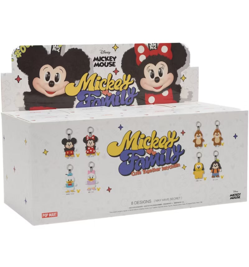 Mickey Family Together Series Plush Keychain Case