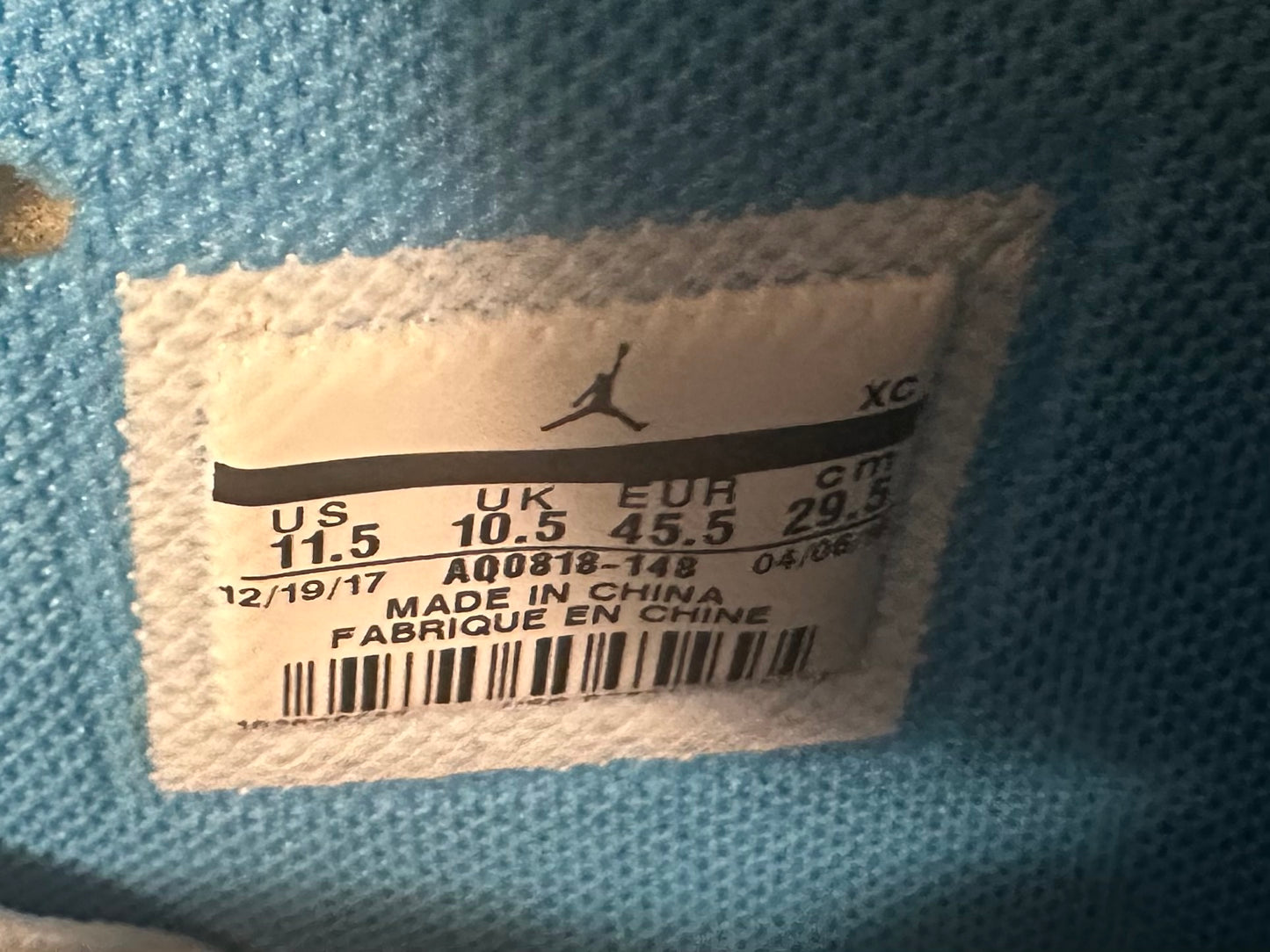 Size 11.5 - Jordan 1 Off White UNC