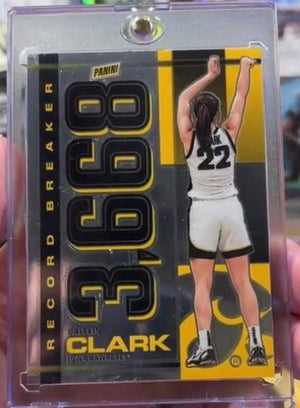 Caitlin Clark Panini Record Breaker
