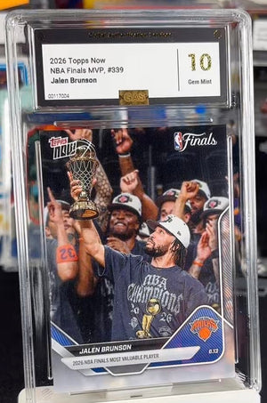 Jalen Brunson Topps Now NBA Finals MVP Slab