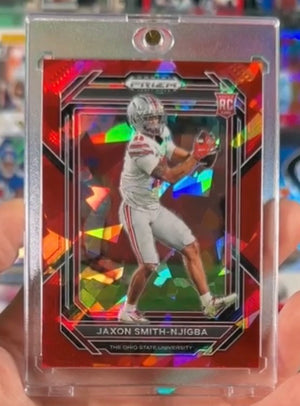 Jaxon Smith-Njigba Rookie Panini Prizm Red Ice