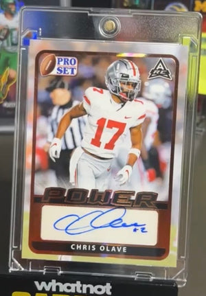 Chris Olave Rookie Pro Set Power Autograph