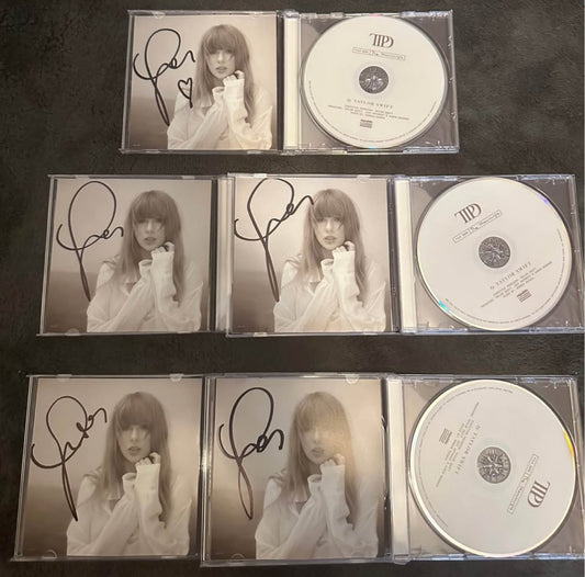 Taylor Swift Tortured Poets CD with signed insert with heart