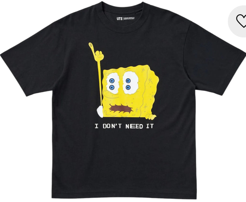 Uniqlo x CPFM SpongeBob SquarePants UT Graphic Tee Shirt