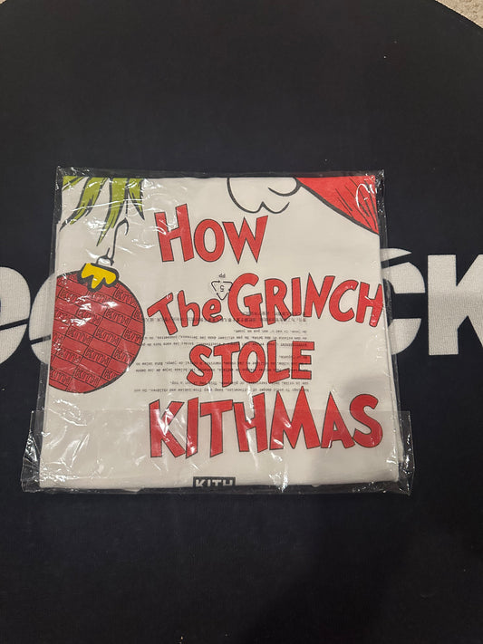 Kith x Grinch Book Title Vintage Tee