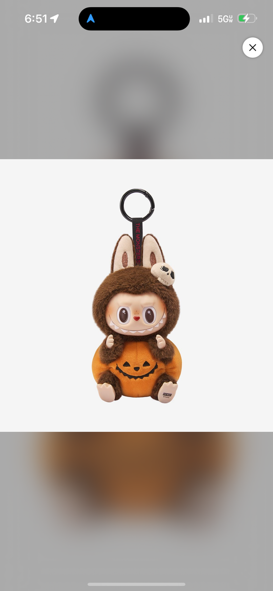 Halloween Pumpkin Labubu