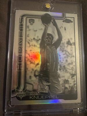 Kon Knueppel Negative Refractor SSP Topps Chrome Update
