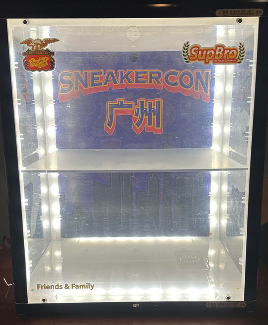 RARE Sneakercon Exclusive Friends and Family China Edition Light Up Double Shoe Case