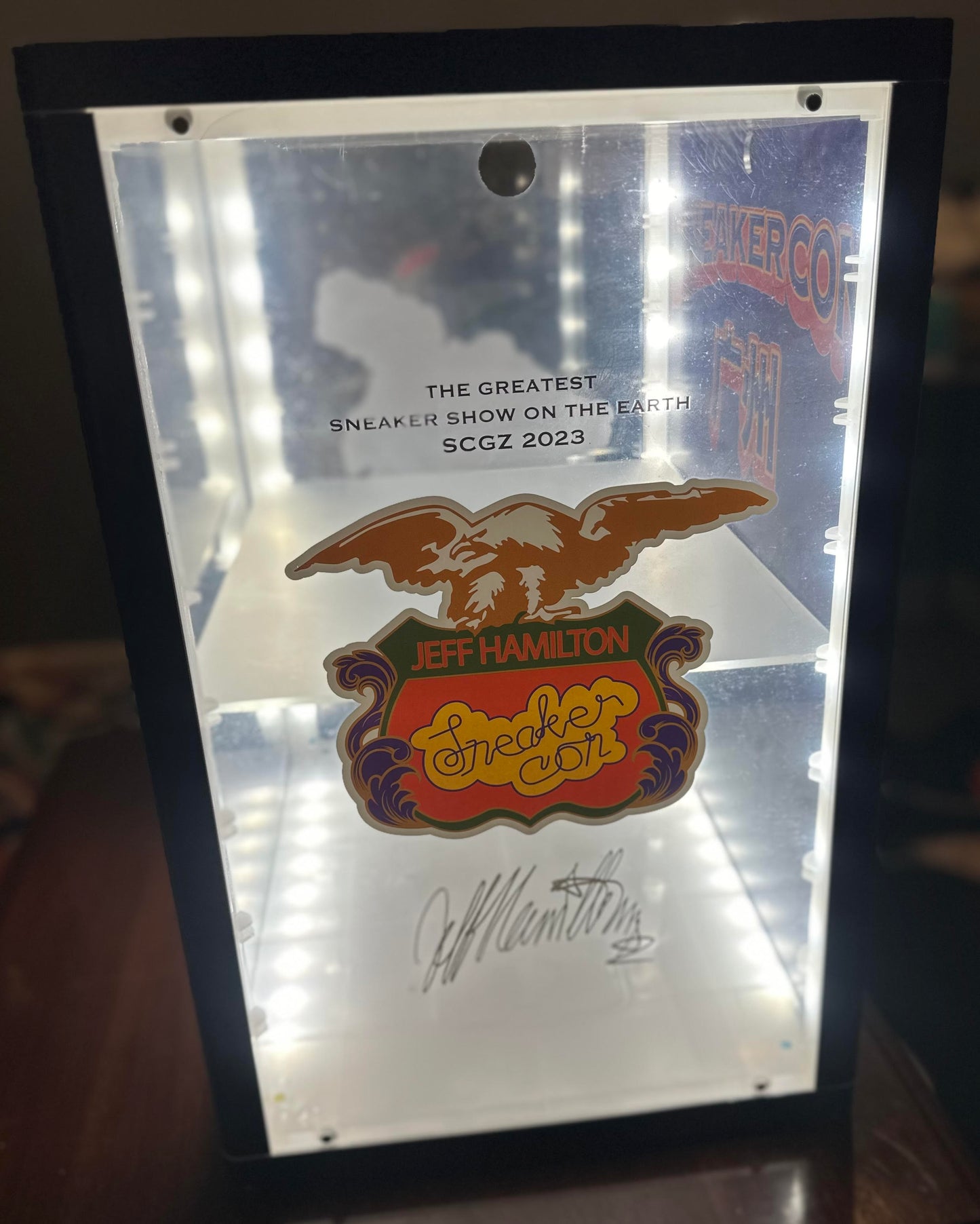 RARE Sneakercon Exclusive Friends and Family China Edition Light Up Double Shoe Case